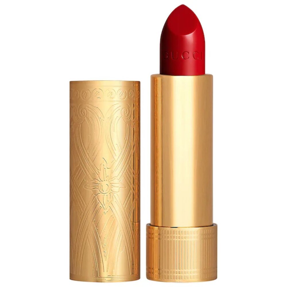 NEW Gucci Long Lasting Satin Lipstick | 25* Goldie Red